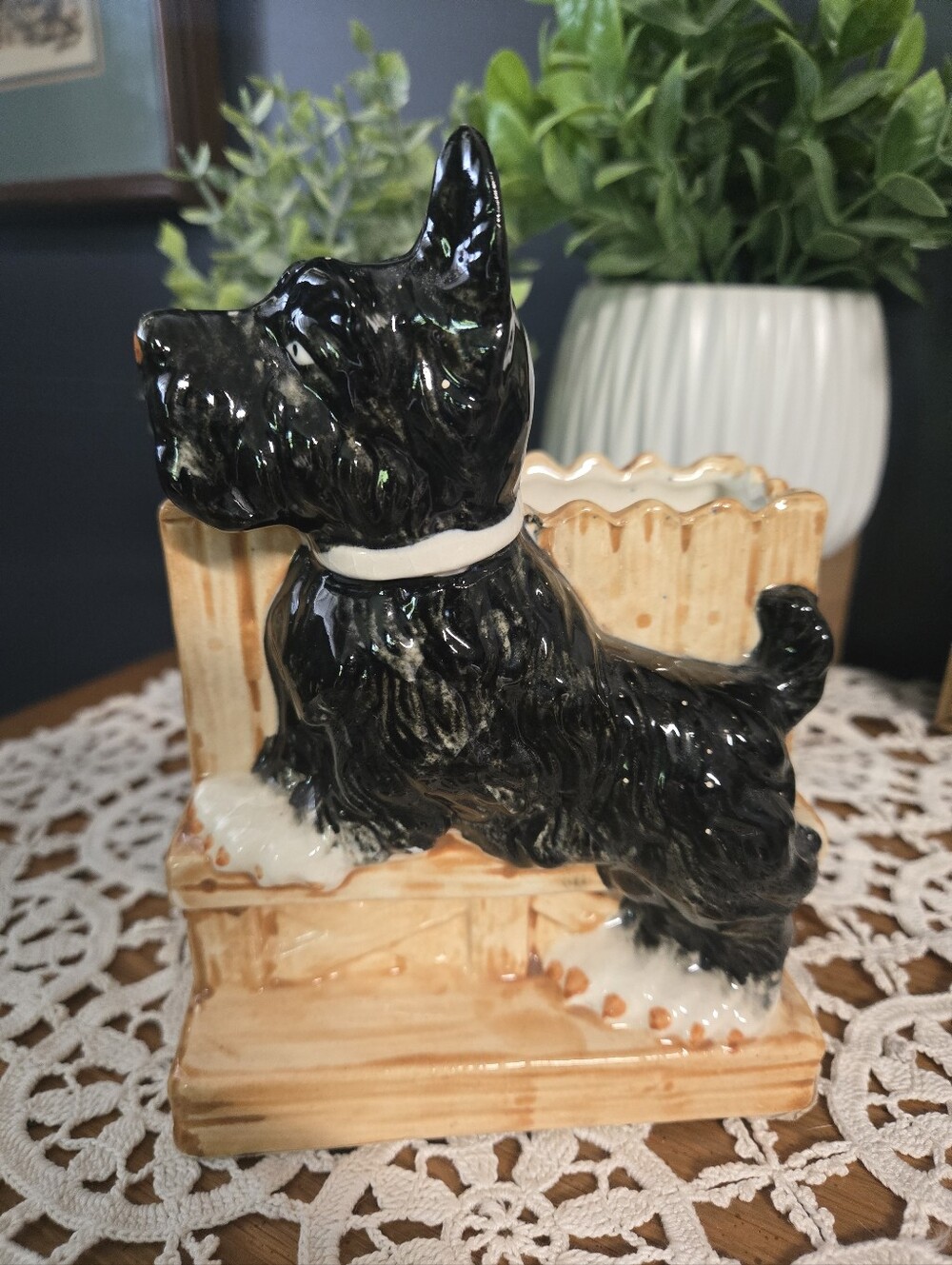 Made in Japan Scottie Dog Ceramic Planter – Mid Century Terrier
